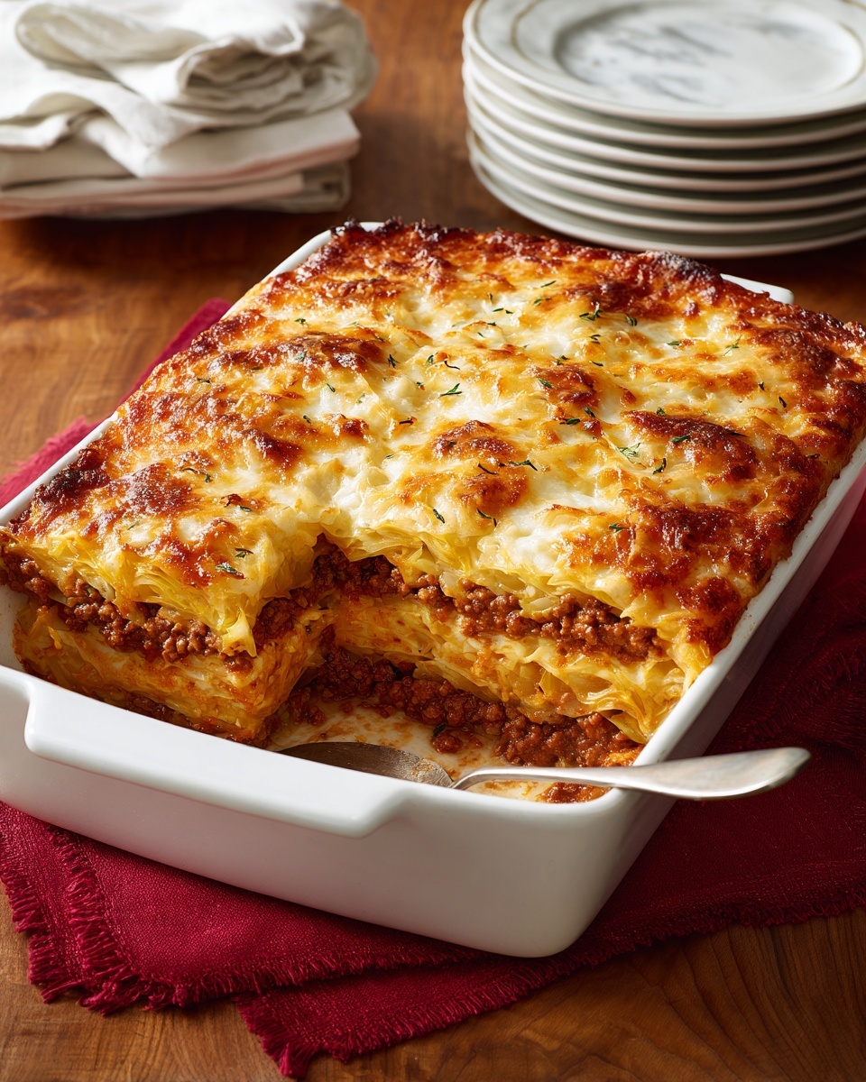 Cabbage Beef Bake Recipe - Recipe Image