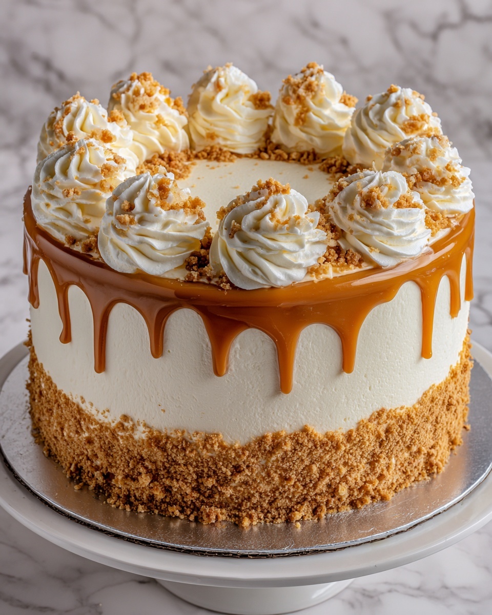 Caramel Crunch Cake Recipe - Recipe Image