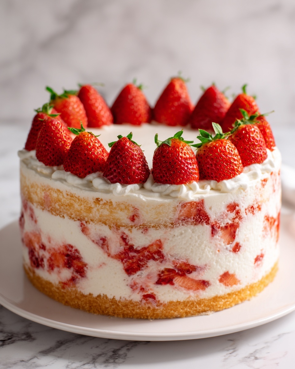 Strawberry Cheesecake Pound Cake Recipe - Recipe Image