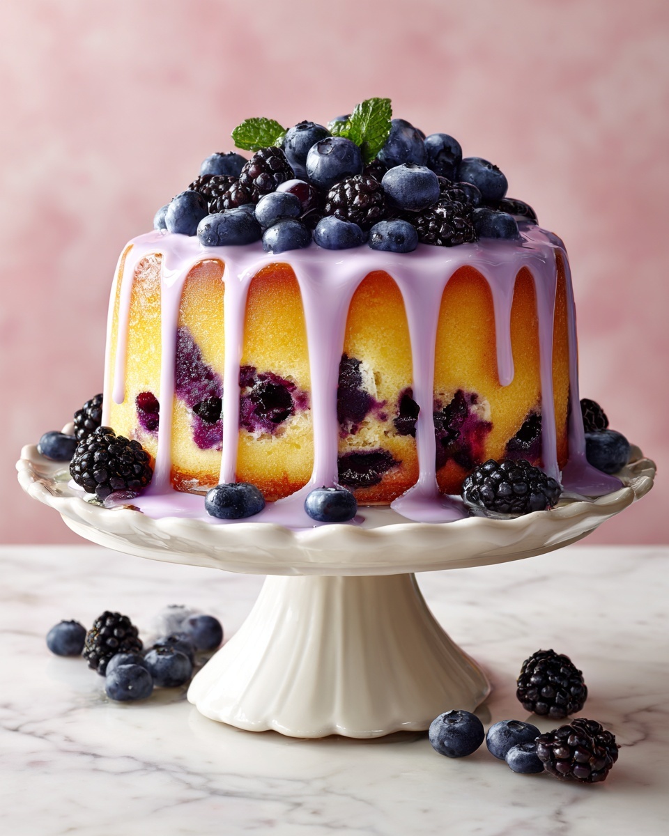 Blueberry Breakfast Bundt Cake Recipe - Recipe Image