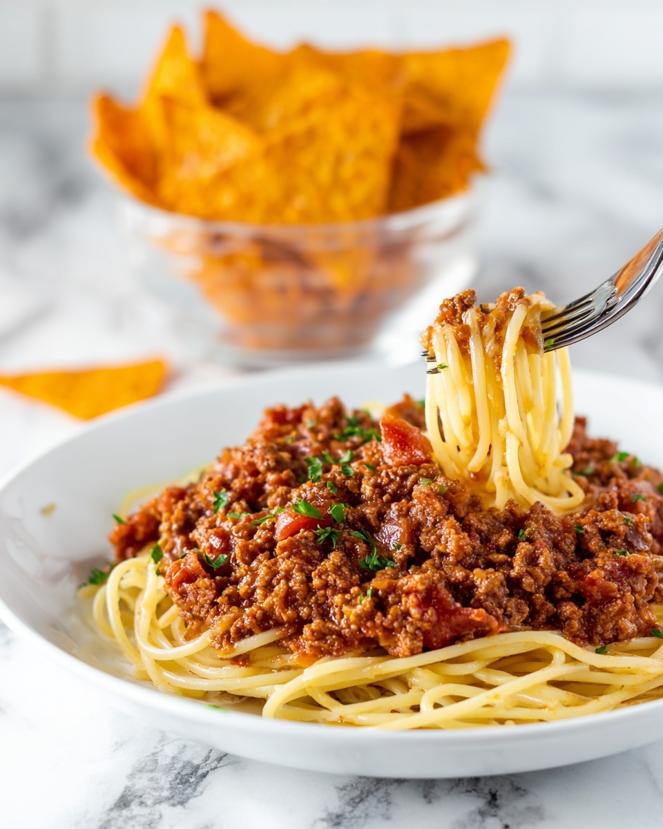 Nacho Spaghetti Recipe - Recipe Image