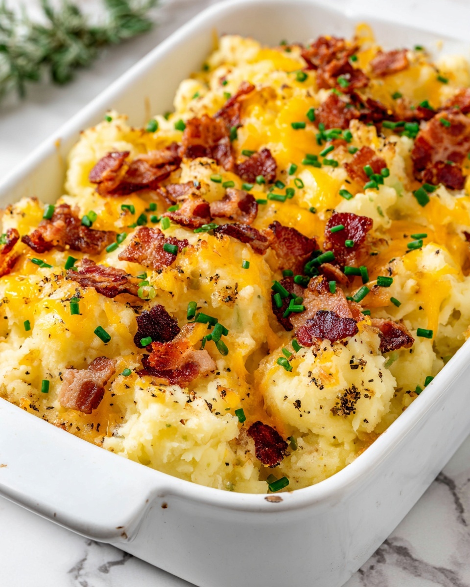 Loaded Cauliflower Casserole Recipe - Recipe Image