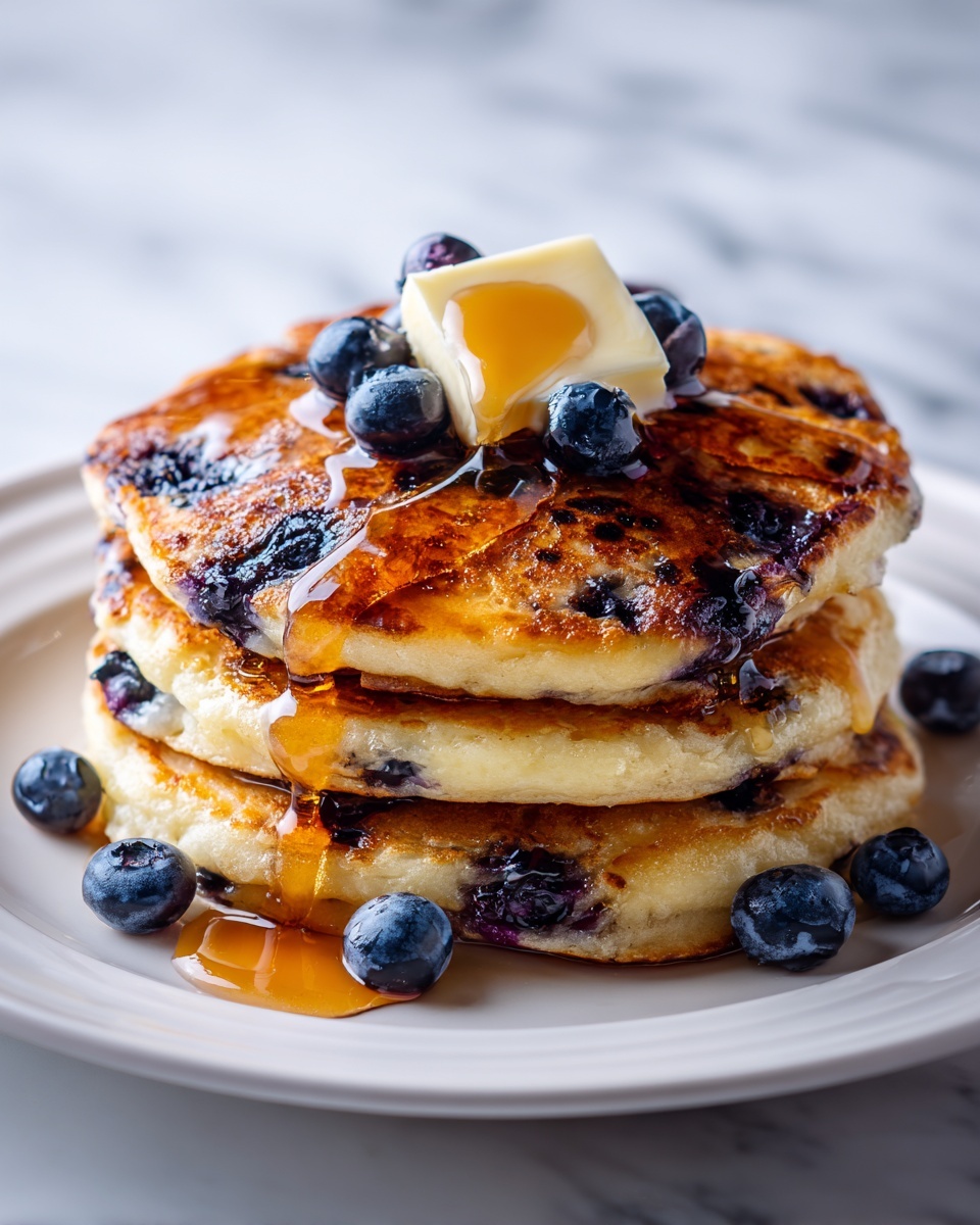 Easy Blueberry Pancakes Recipe - Recipe Image
