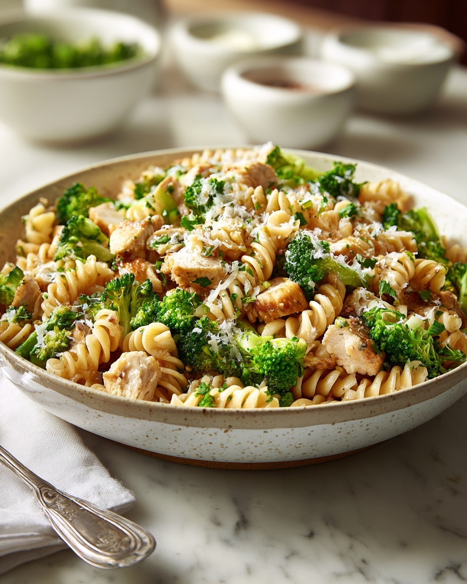 Creamy Chicken and Broccoli Pasta Recipe - Recipe Image