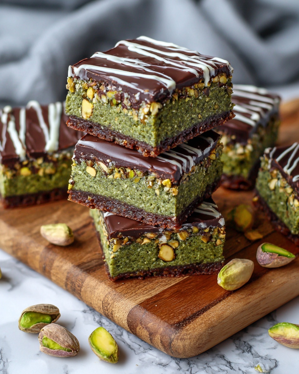 Dubai Chocolate Kataifi Pastry Bars Recipe - Recipe Image