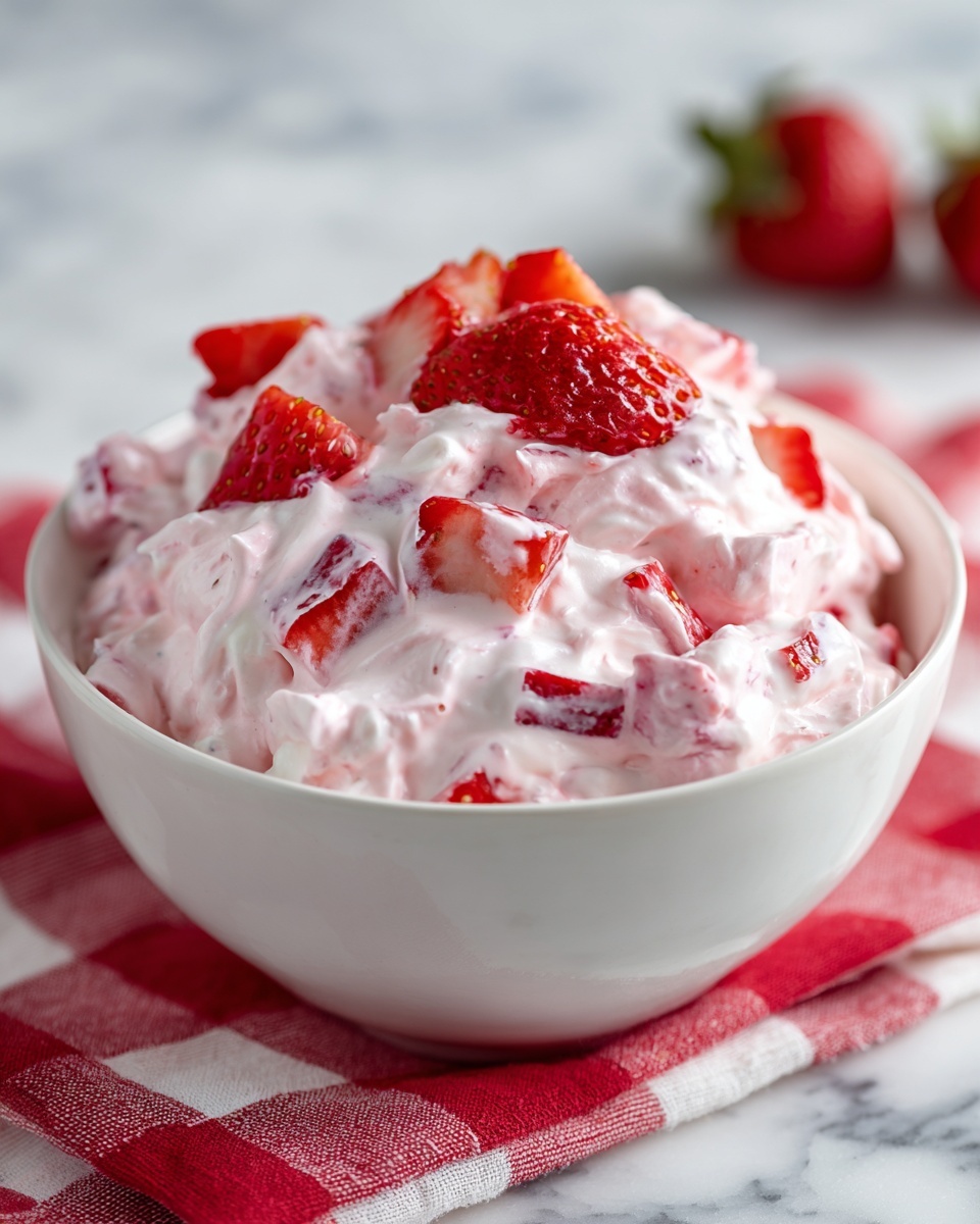 Strawberry Fluff Salad Recipe - Recipe Image