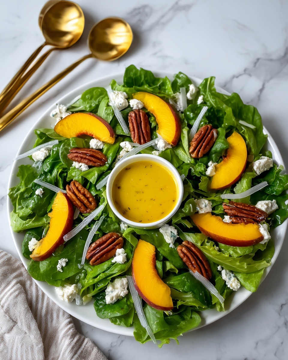 Christmas Salad with Pomegranate, Goat Cheese, and Candied Pecans Recipe - Recipe Image