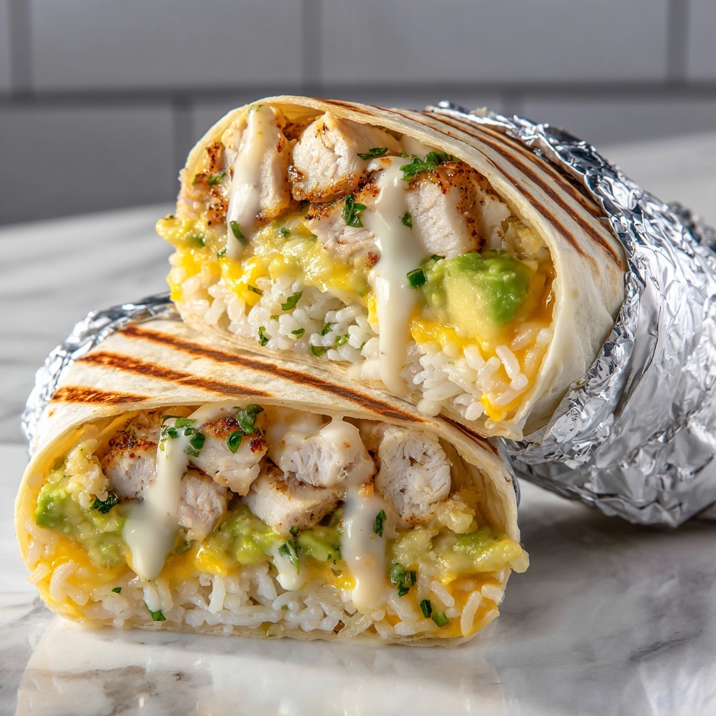 Chicken Avocado Burritos Recipe - Recipe Image