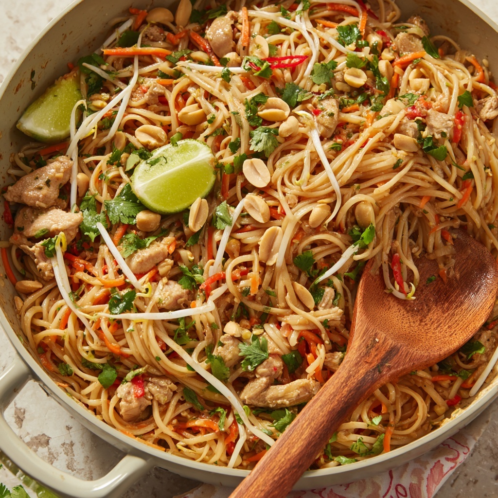 Authentic Chicken Pad Thai Recipe - Recipe Image