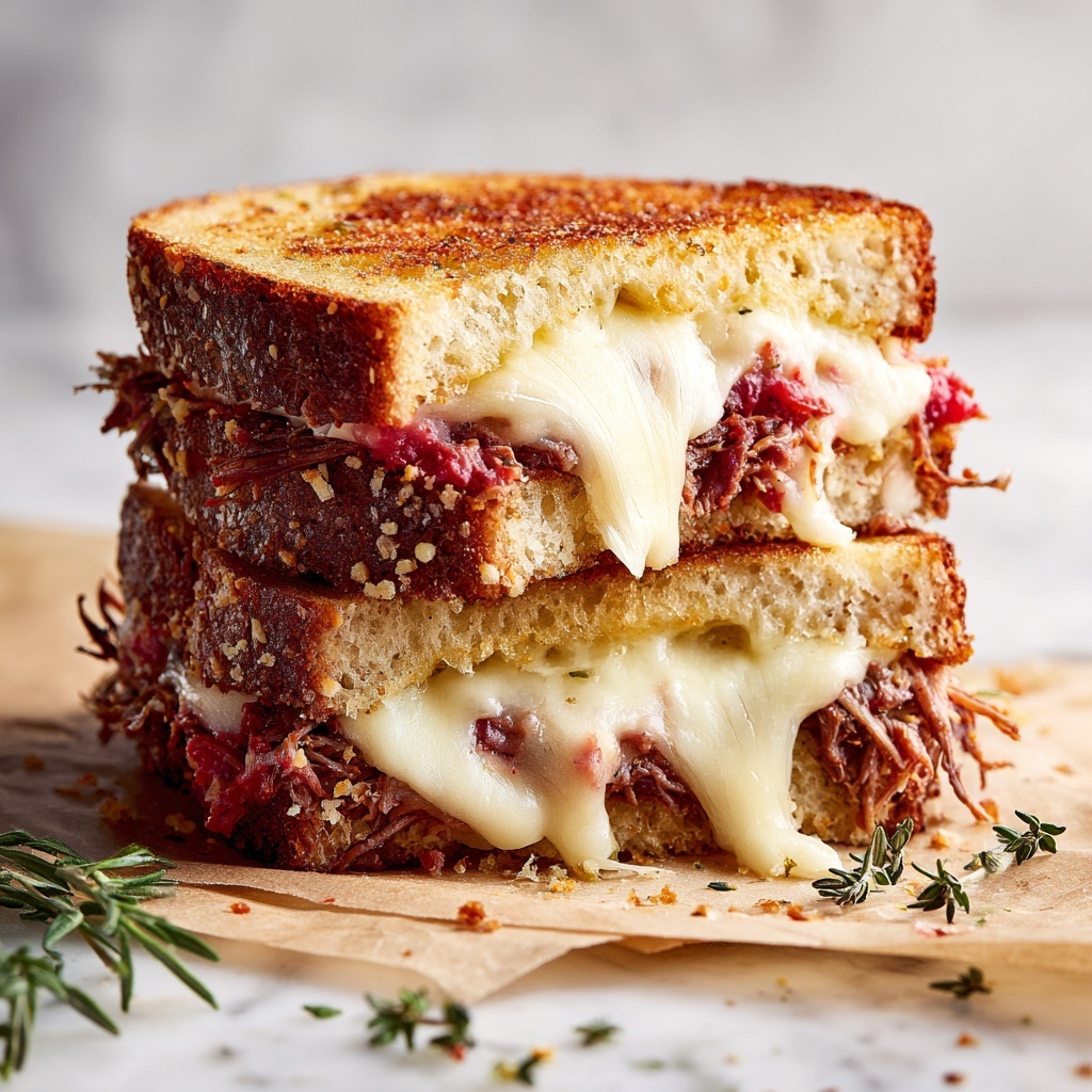 Chicken Parmesan Grilled Cheese Sandwiches Recipe - Recipe Image