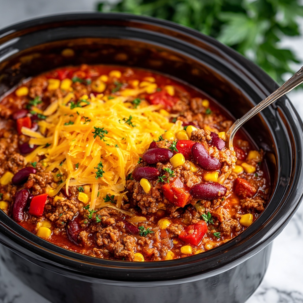 Slow Cooker Taco Casserole Recipe - Recipe Image