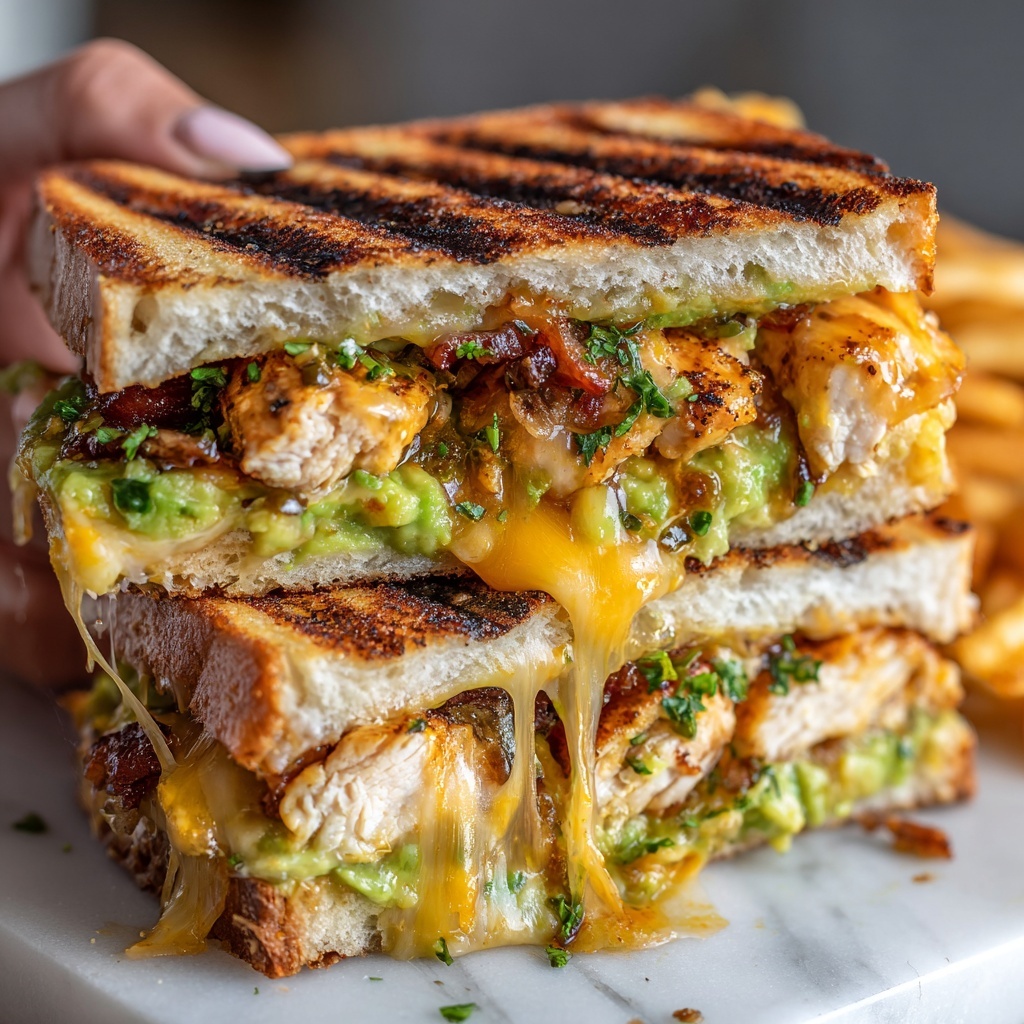 Chicken Avocado Melt Sandwich Recipe - Recipe Image