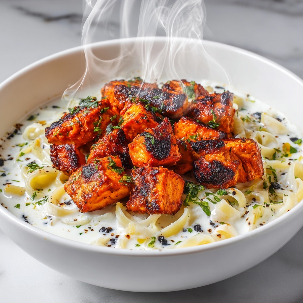 Creamy Honey Pepper Chicken Mac and Cheese Delight Recipe - Recipe Image