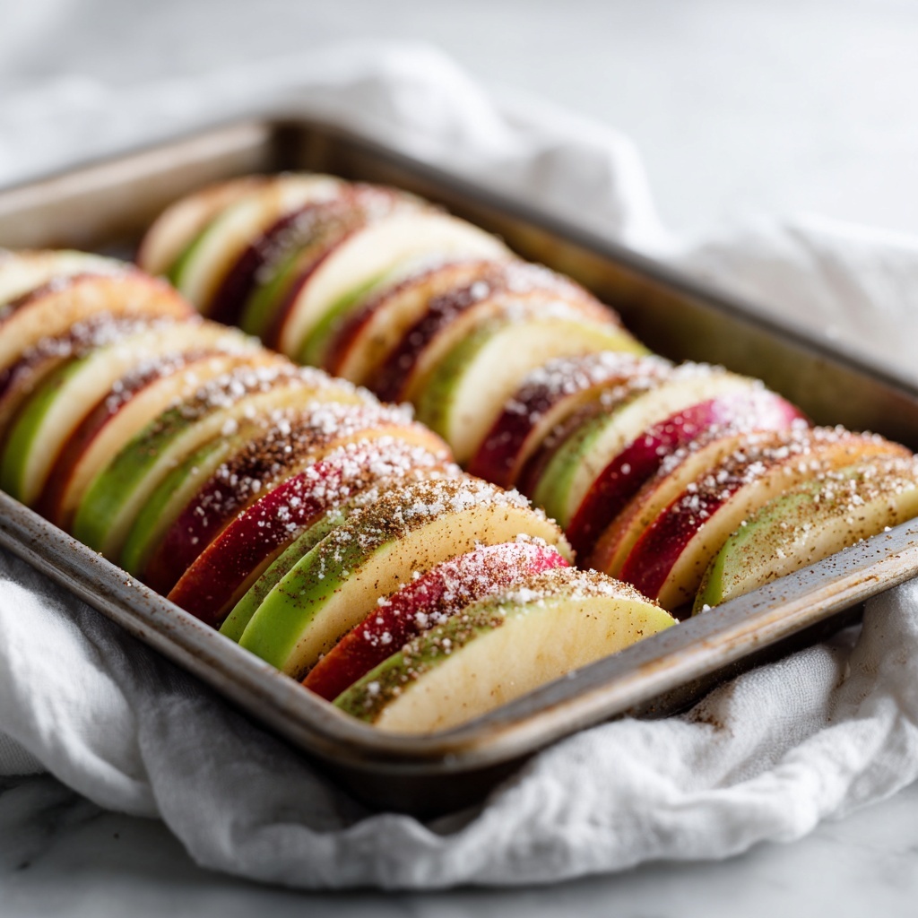 Baked Apple Slices with Cinnamon and Nutmeg Recipe - Recipe Image
