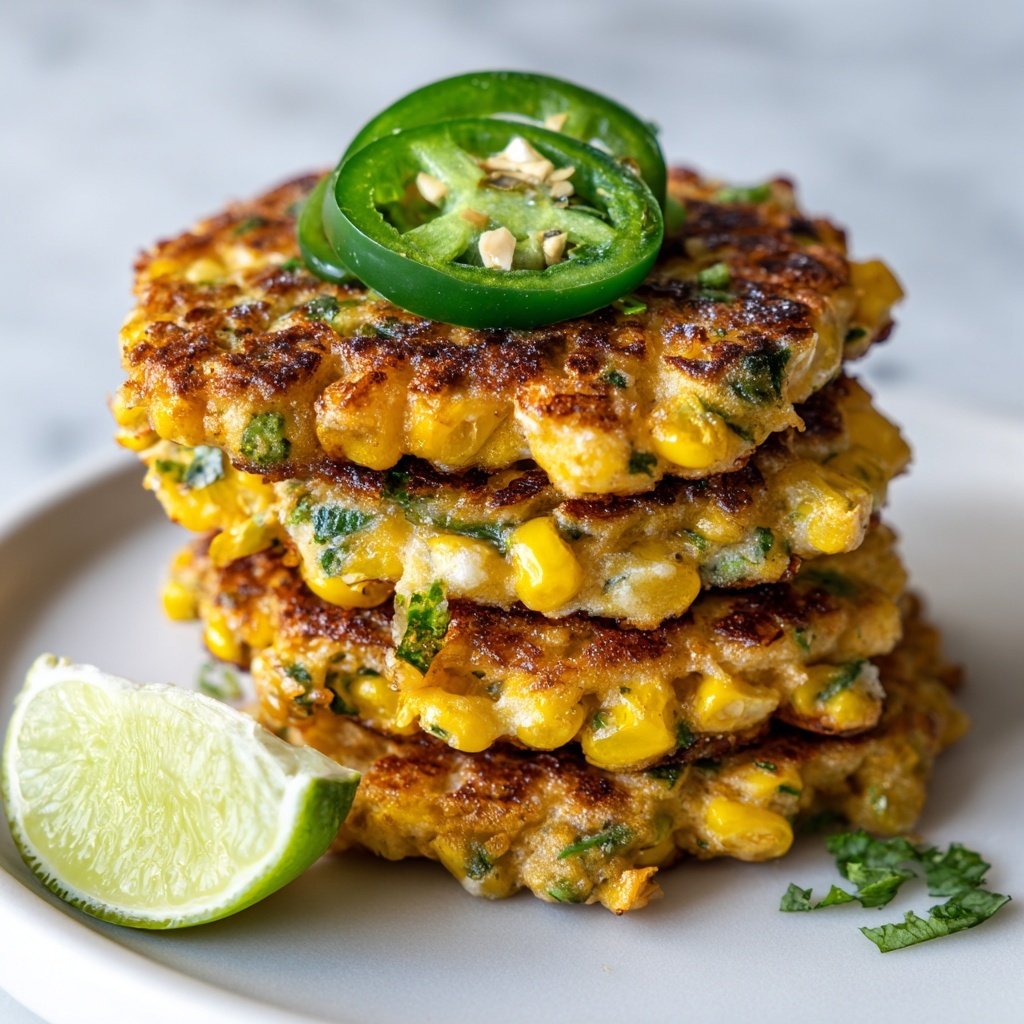 Mexican Corn Cakes with Jalapeño and Lime Recipe - Recipe Image