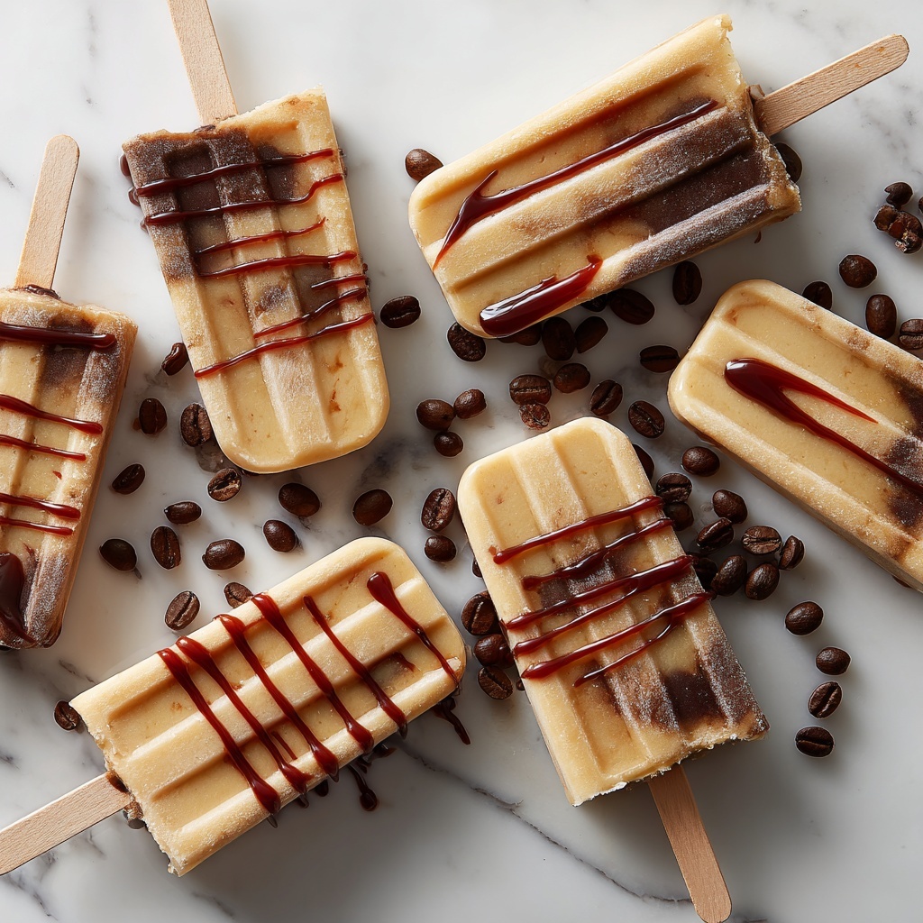 Vanilla Cold Brew Coffee Popsicles Recipe - Recipe Image
