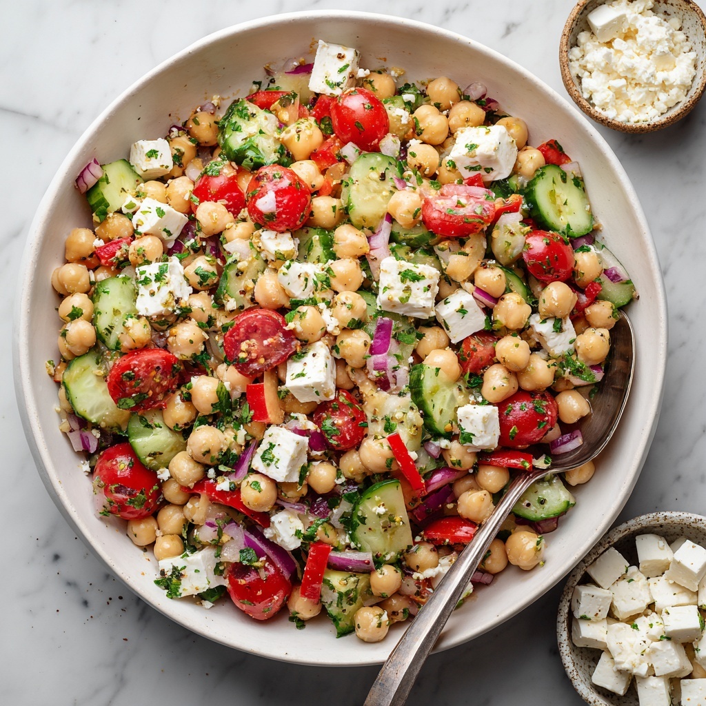 Mediterranean Chickpea Salad Recipe - Recipe Image