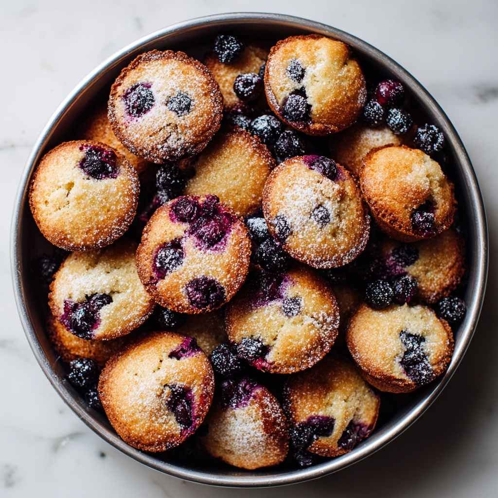 Baked Blueberry Fritter Bites Recipe - Recipe Image