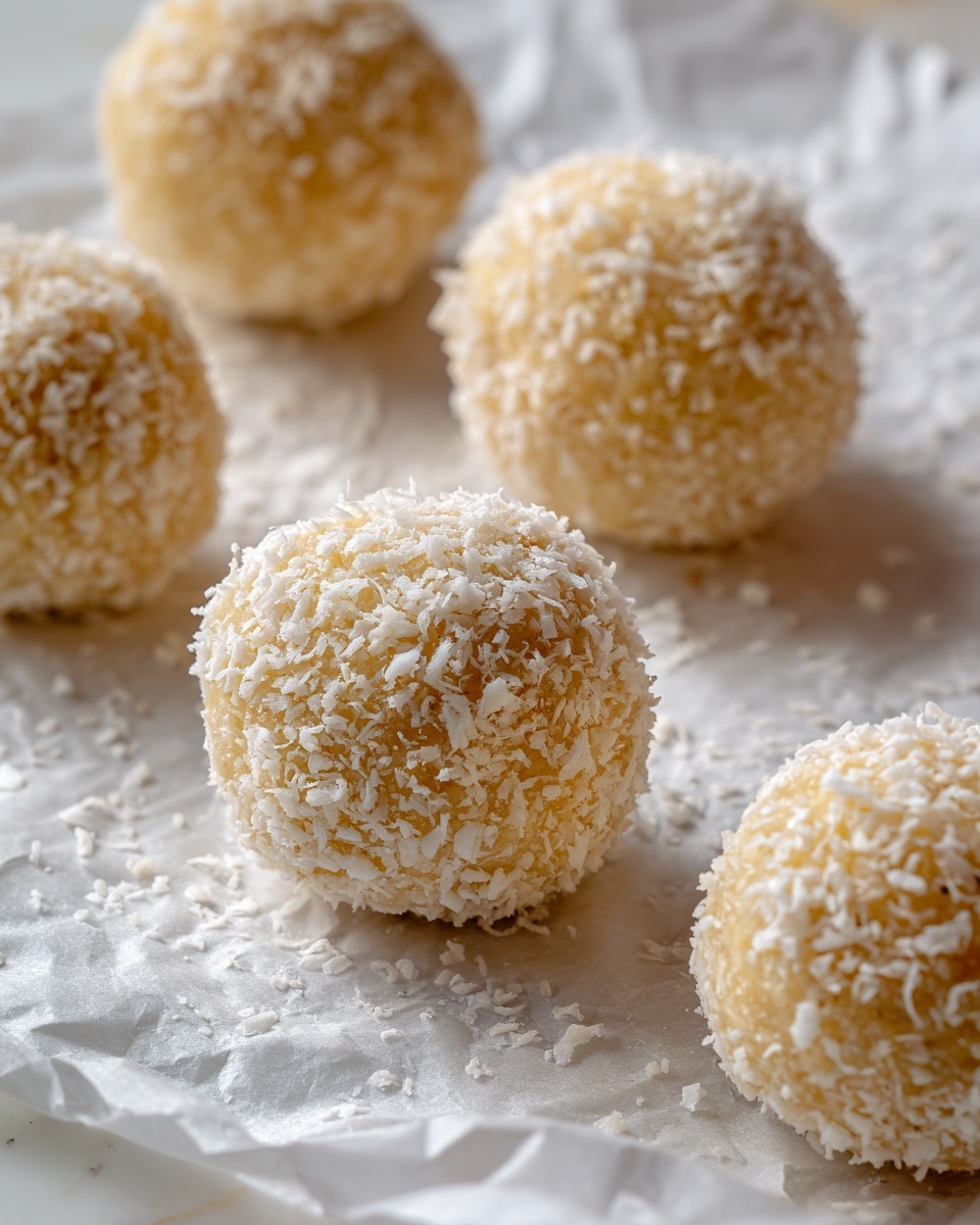 Snowballs Coconut Fudge Truffles Recipe - Recipe Image
