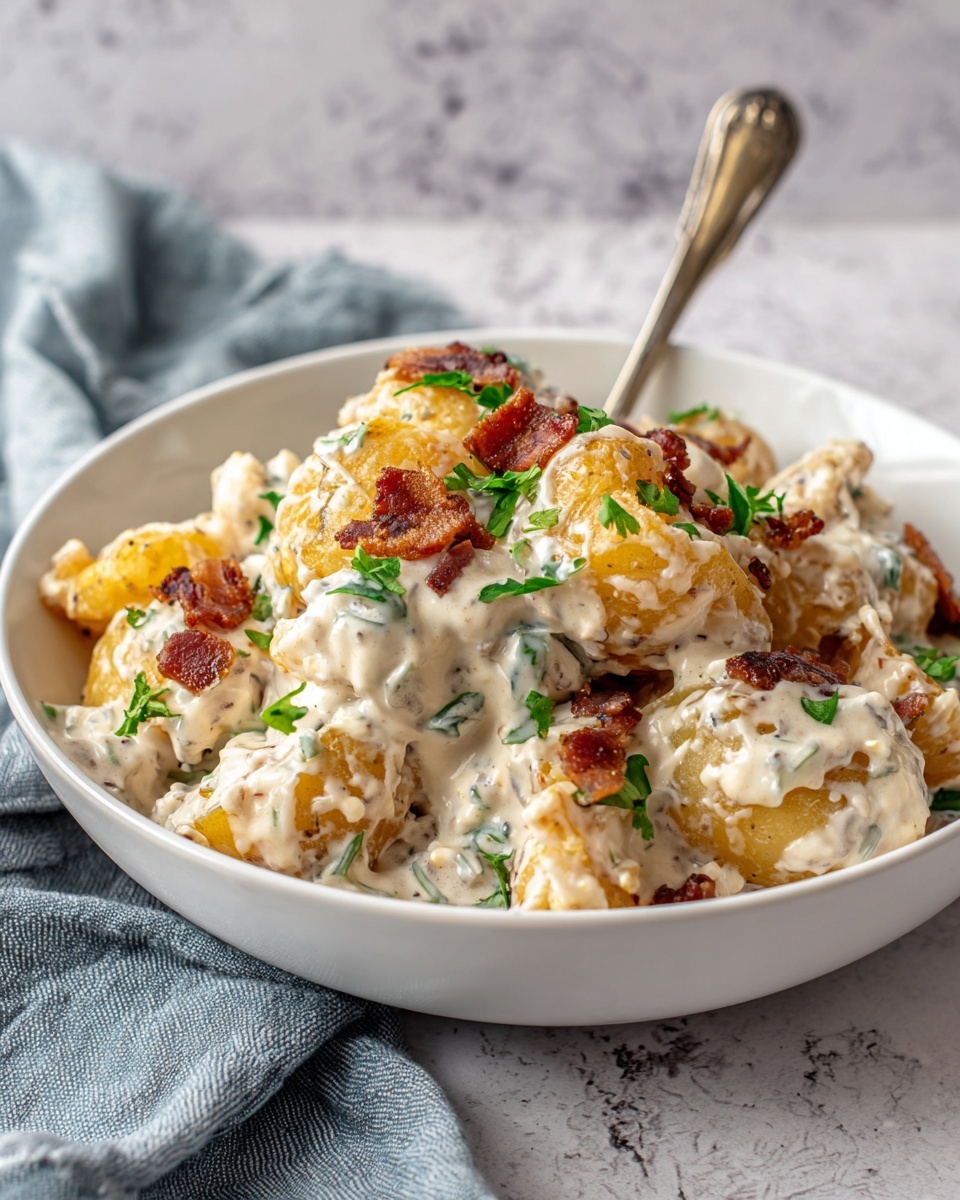 French Potato Salad with Herb Mustard Vinaigrette Recipe - Recipe Image