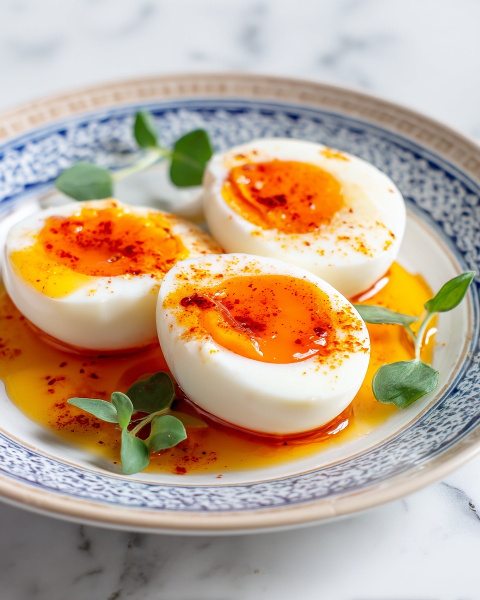 Turkish Eggs (Cilbir) Recipe - Recipe Image