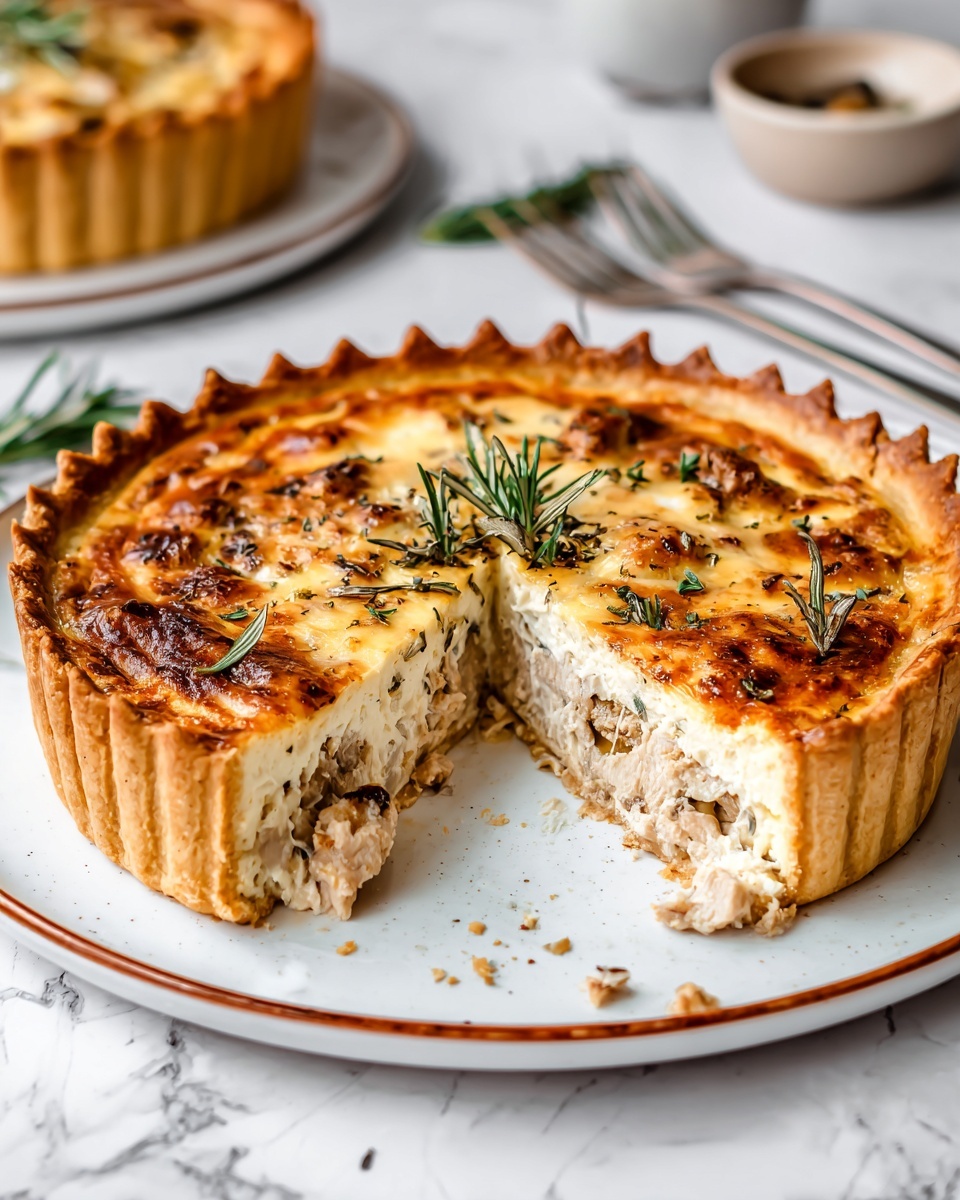 Crab and Tarragon Tart Recipe - Recipe Image