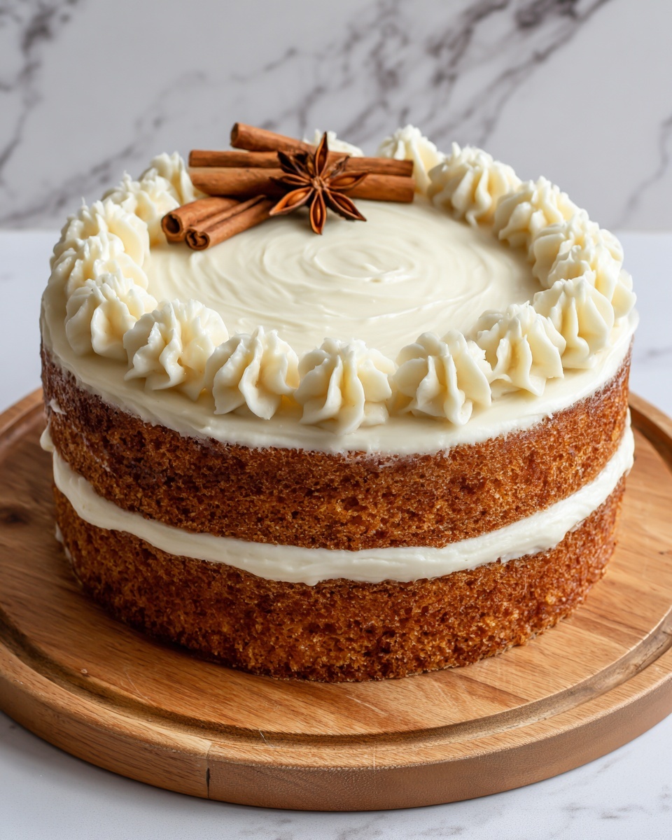 Spiced Brown Sugar Chai Layer Cake Recipe - Recipe Image
