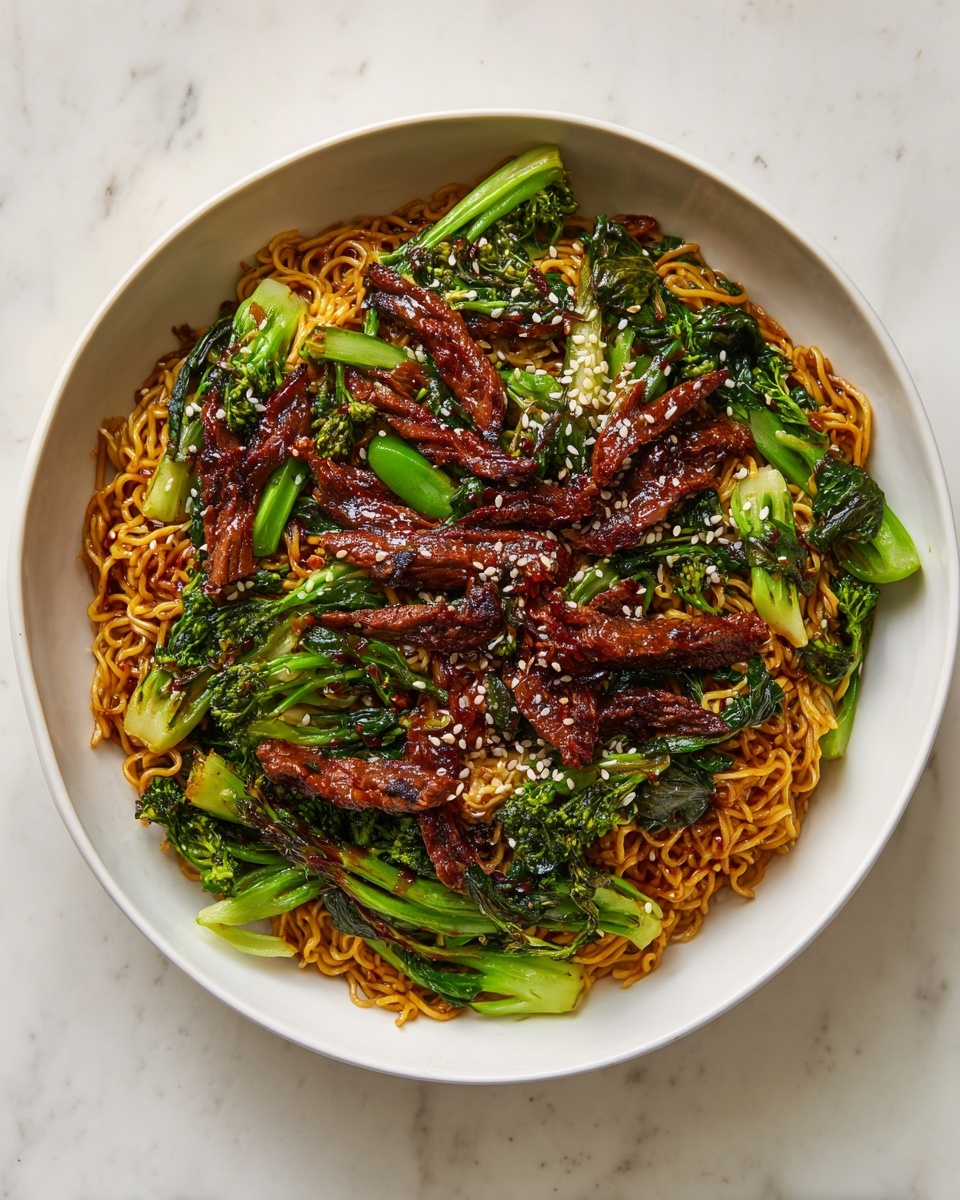 Beef and Broccoli Ramen Stir Fry Recipe - Recipe Image