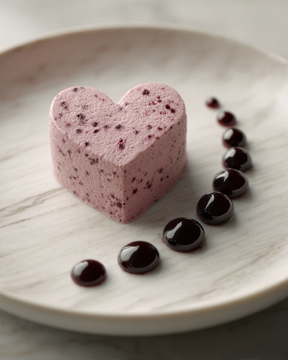 Cranberry Orange Semifreddo Hearts Recipe - Recipe Image
