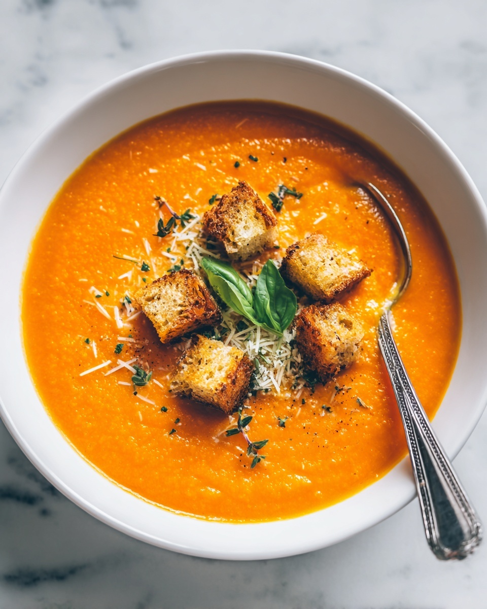 Tomato Basil Soup Recipe - Recipe Image