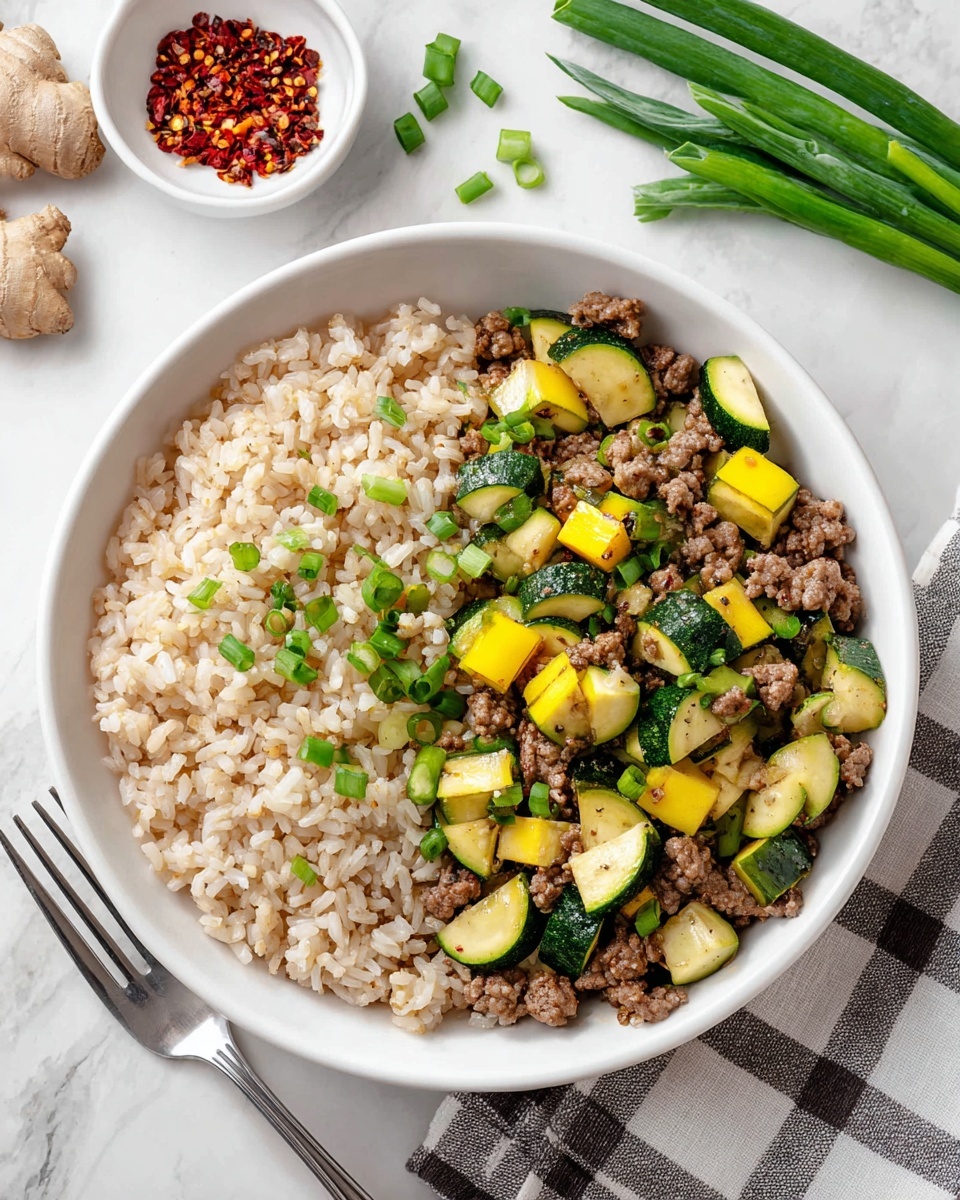 Ground Turkey Zucchini Skillet Recipe - Recipe Image