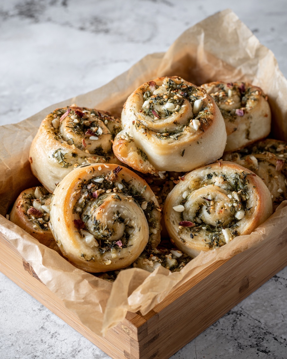 Cheesy Garlic Cruffins Recipe - Recipe Image