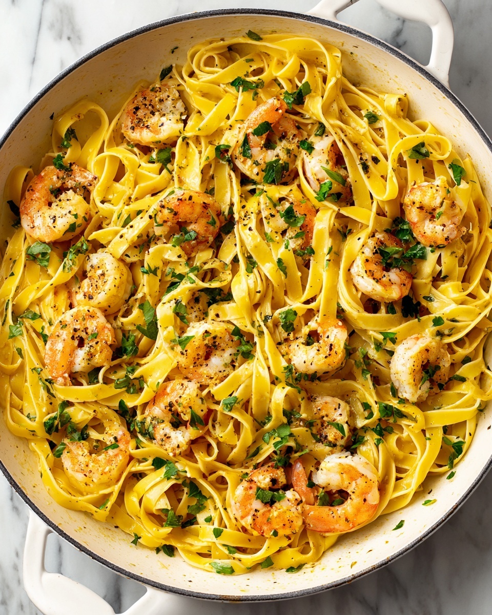 Garlic Shrimp Pasta Recipe - Recipe Image