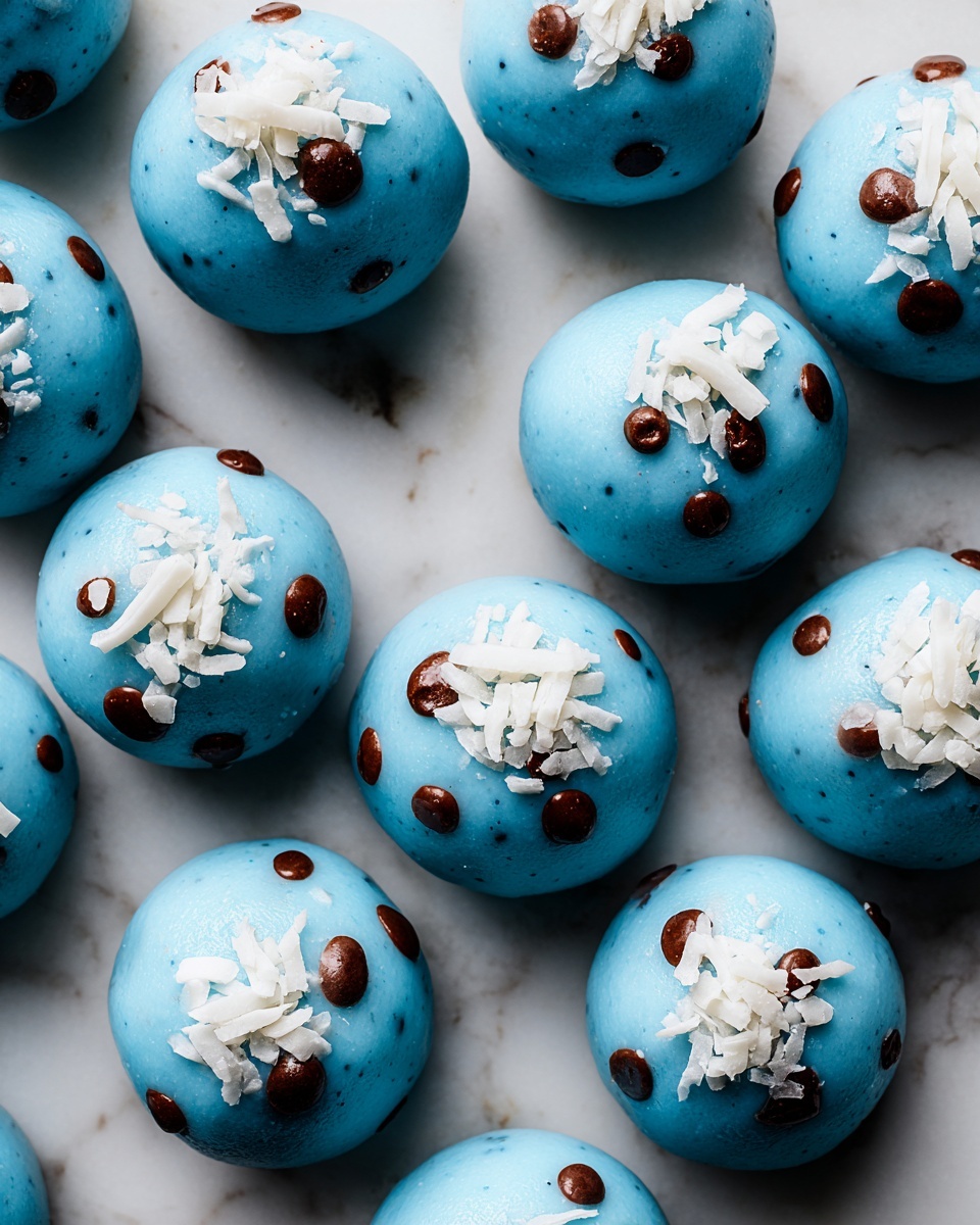 Beauty-Boosting Blue Majik Energy Balls Recipe - Recipe Image