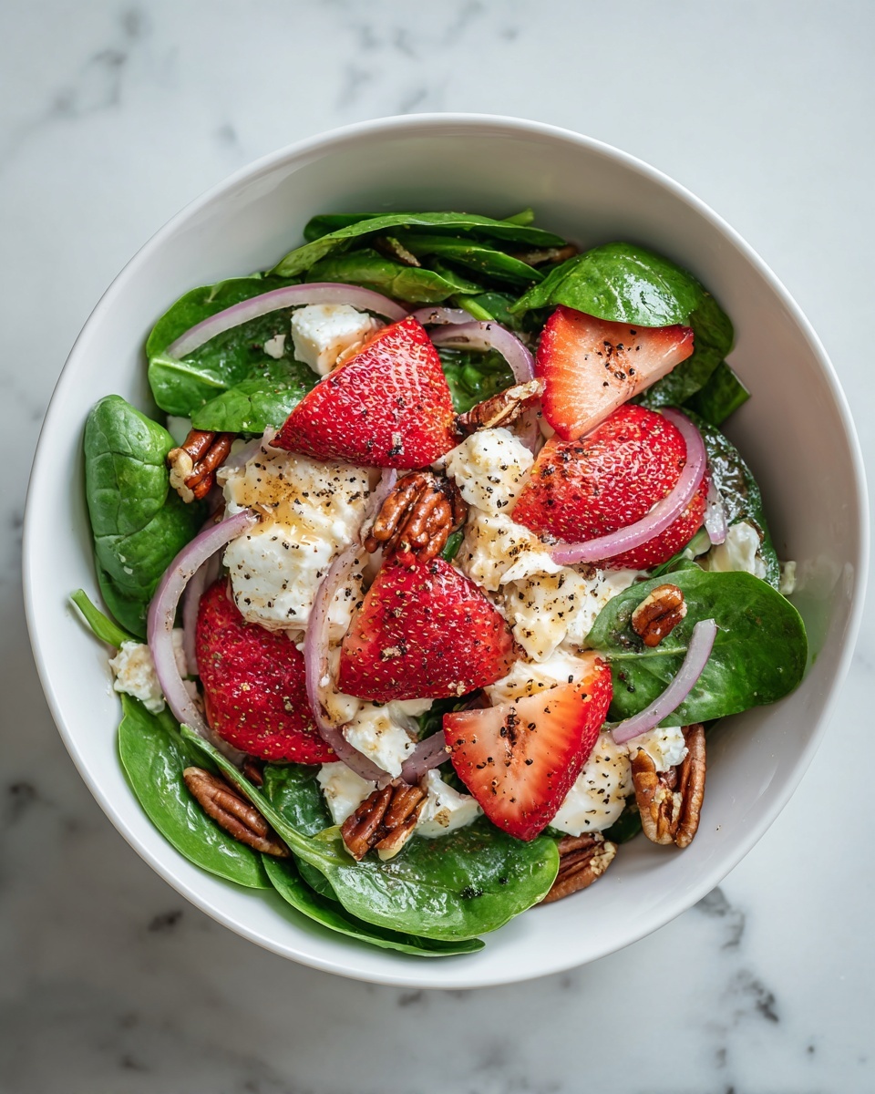 Strawberry Spinach Salad Recipe - Recipe Image