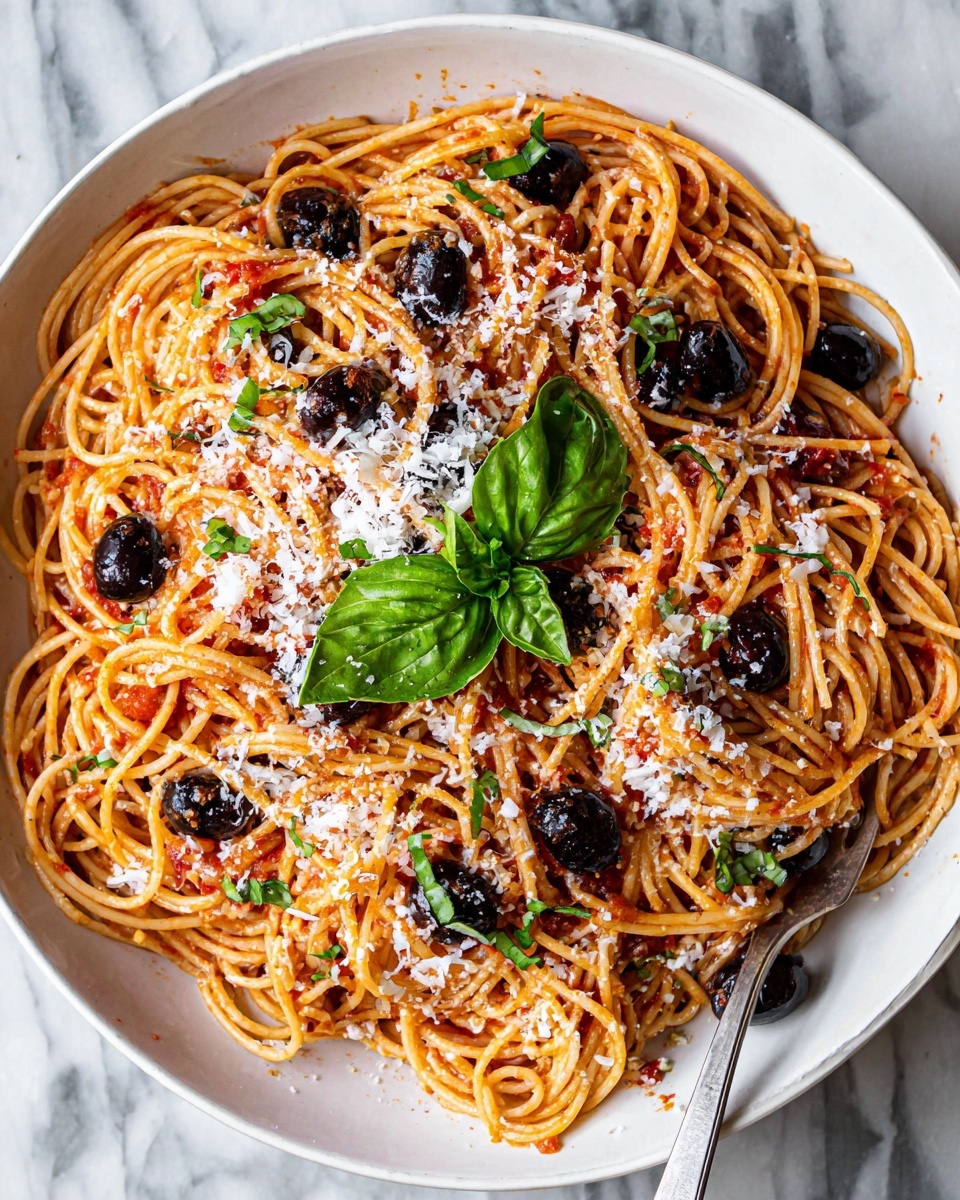 Spicy Eggplant Pasta Recipe - Recipe Image