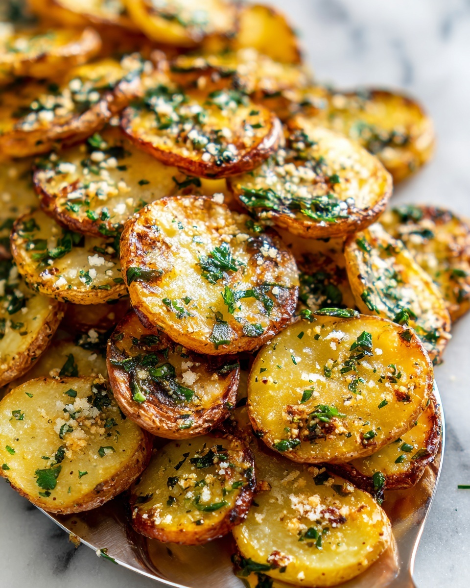 Oven Crispy Parmesan Potatoes Recipe - Recipe Image