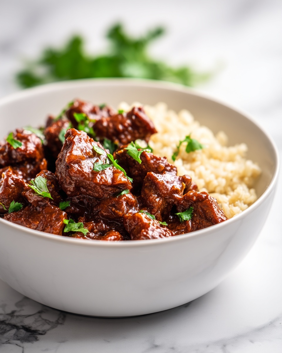 Beef Tips and Rice Recipe - Recipe Image