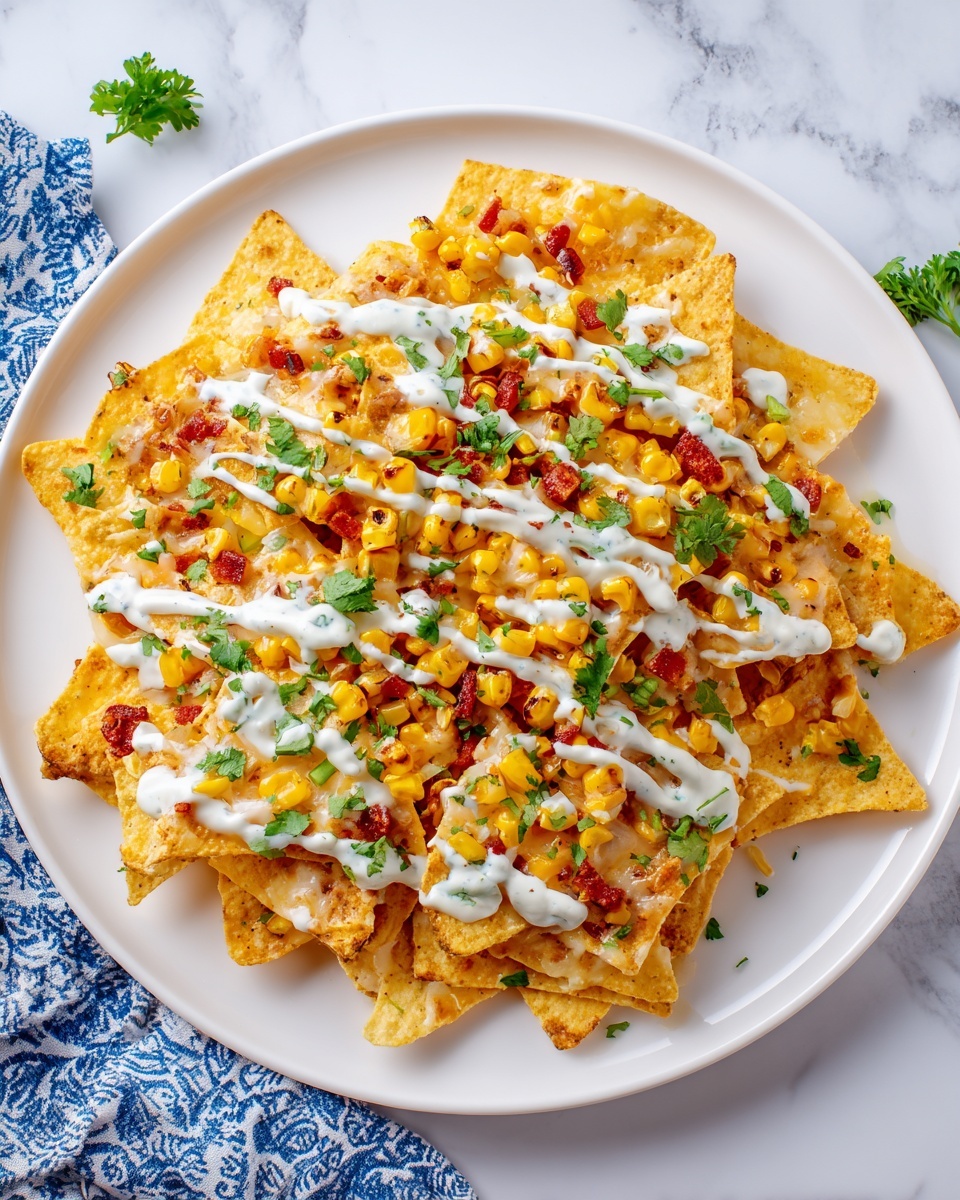 Mexican Street Corn Nachos Recipe - Recipe Image
