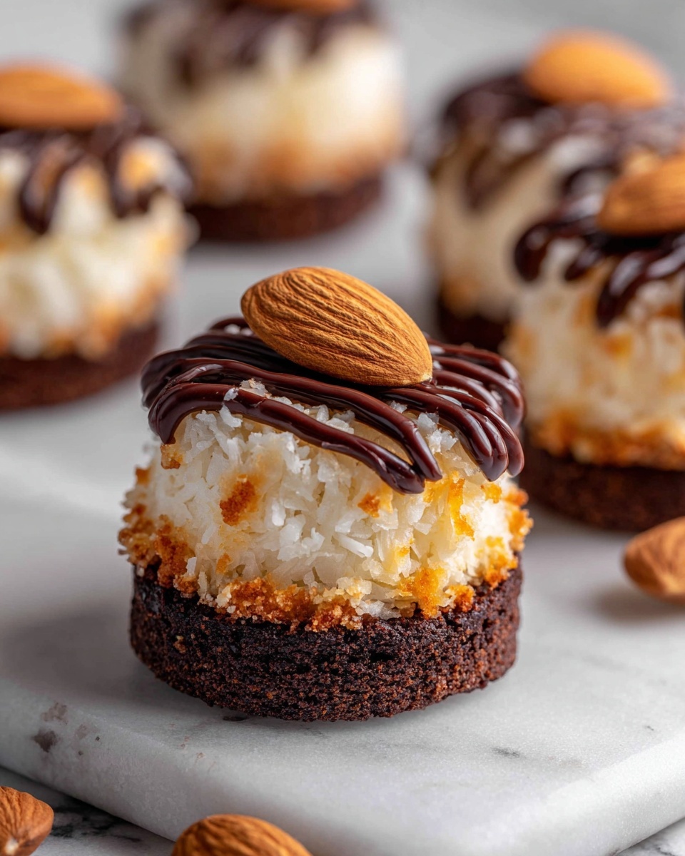 Coconut Macaroons with Optional Chocolate Dip Recipe - Recipe Image