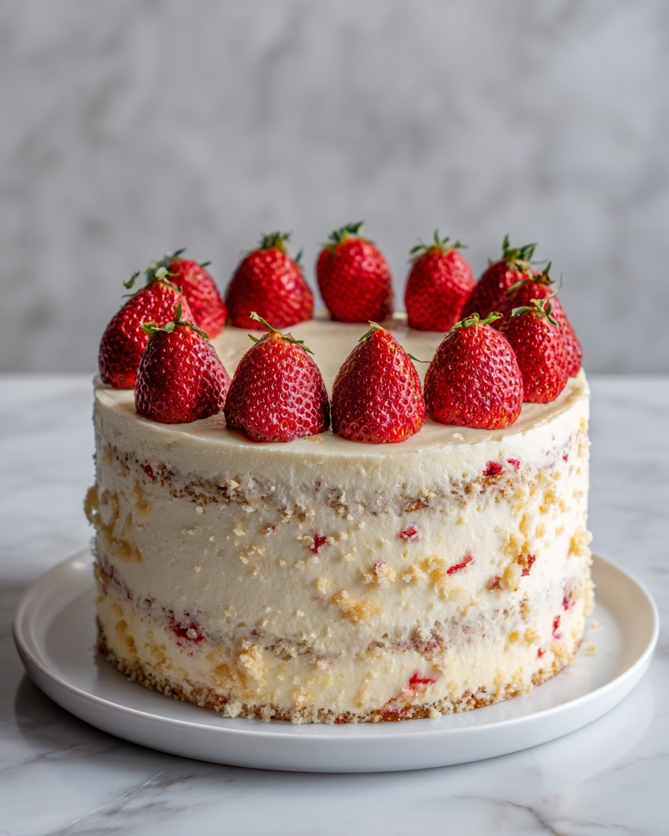 Strawberry Cheesecake Pound Cake Recipe - Recipe Image