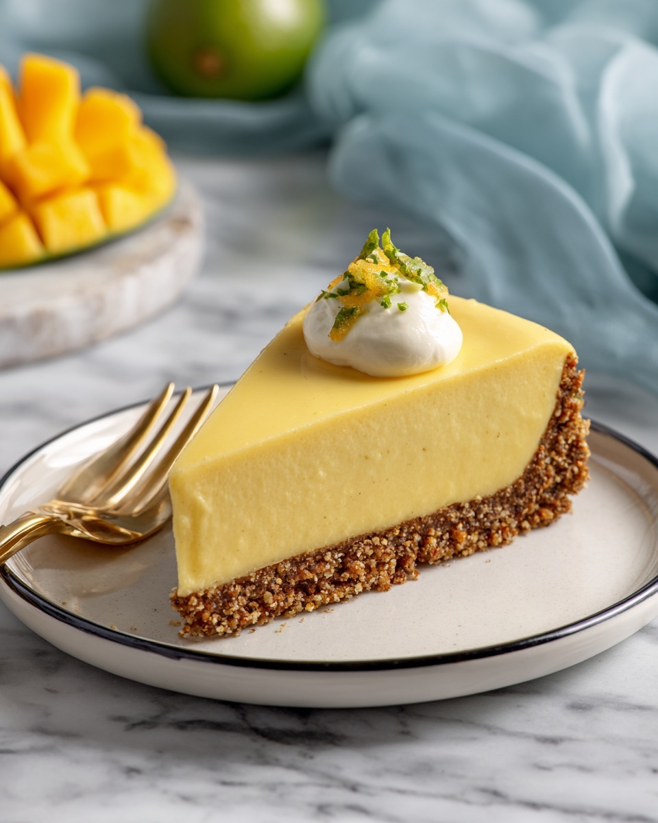 Irresistible Mango Pie – A Luscious Vegan Dessert Recipe - Recipe Image