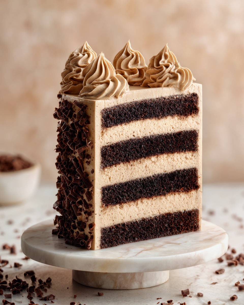 Decadent Double Chocolate Layer Cake with Rich Buttercream Recipe - Recipe Image