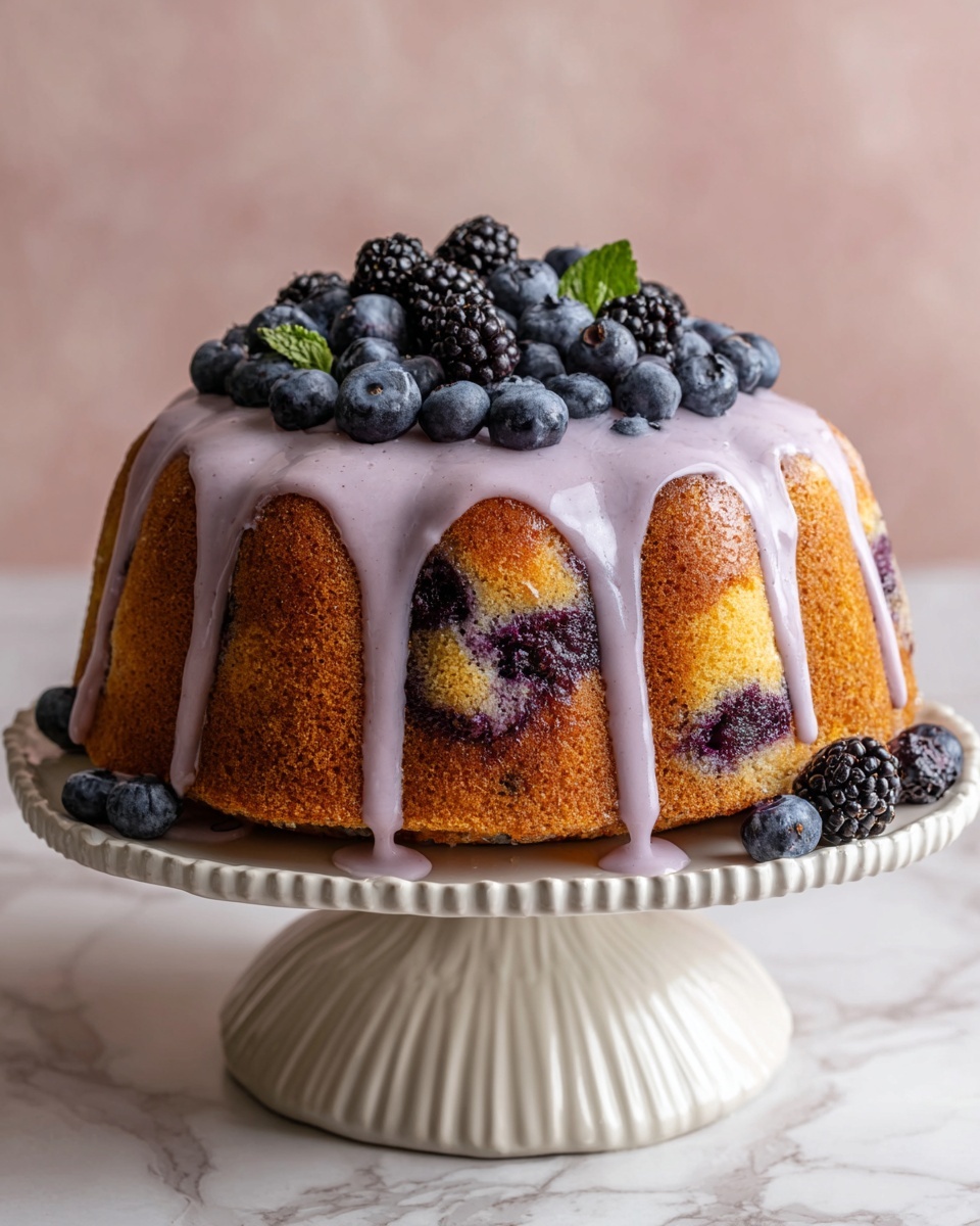 Blueberry Breakfast Bundt Cake Recipe - Recipe Image