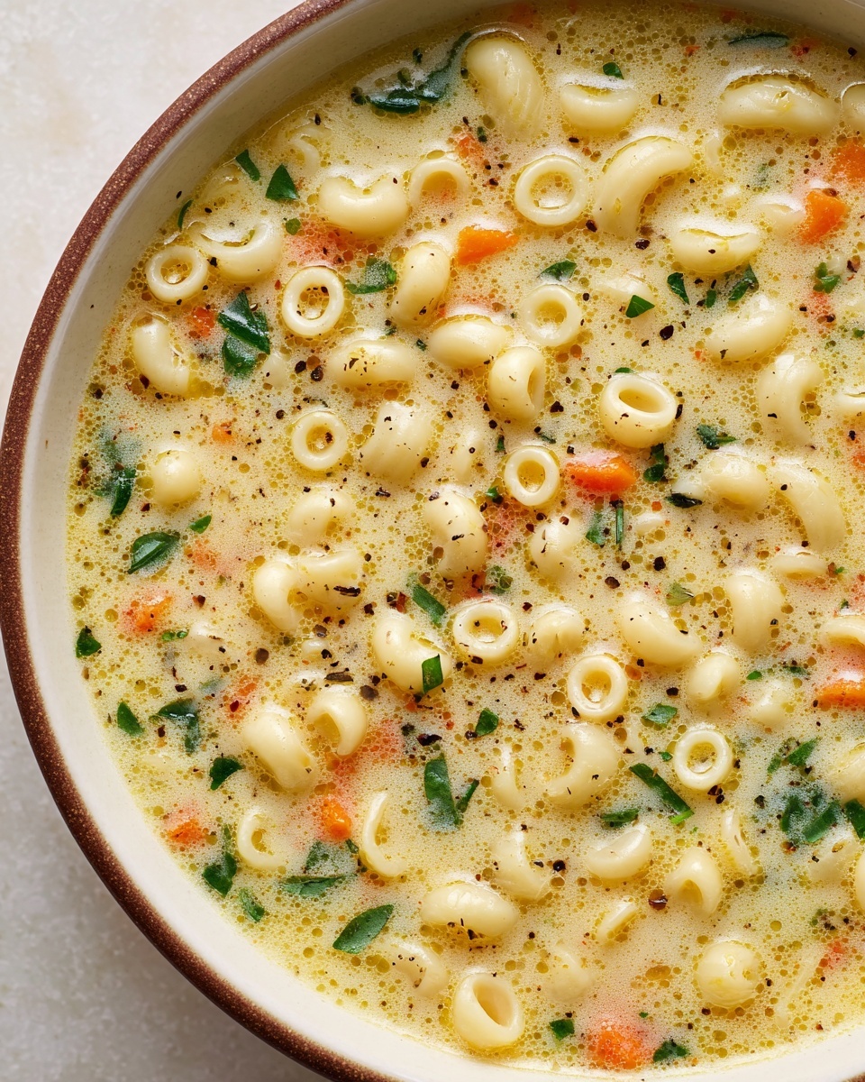 Pastina Soup with Egg and Parmesan Recipe - Recipe Image