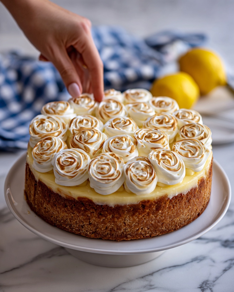 Lemon Meringue Cheesecake Recipe - Recipe Image
