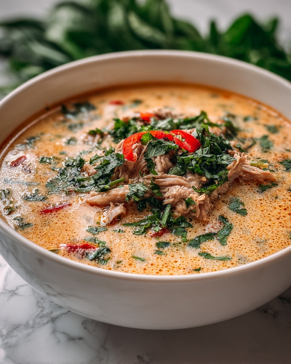 Crockpot Thai Coconut Chicken Soup Recipe - Recipe Image