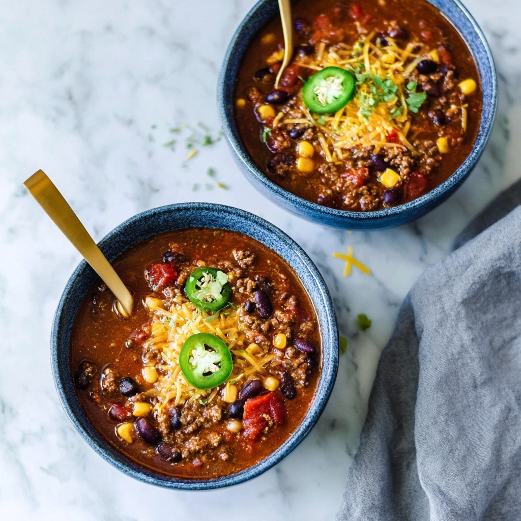 Slow Cooker Lamb Chili Recipe - Recipe Image