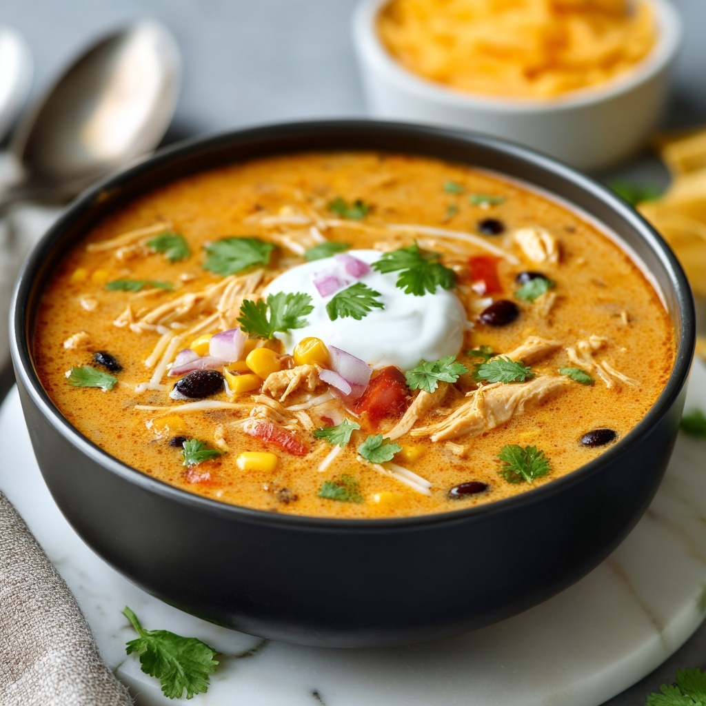 Chicken Taco Soup with Cream Cheese Recipe - Recipe Image