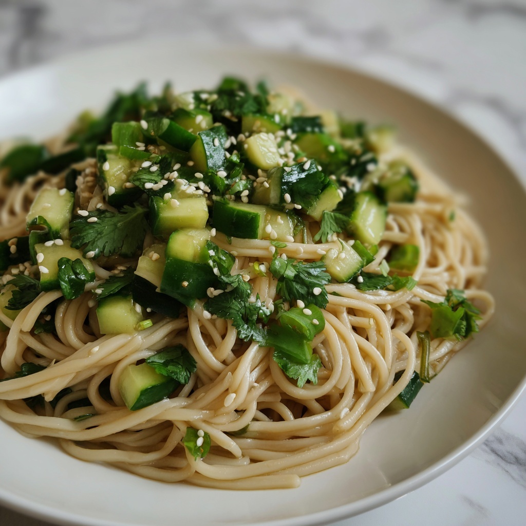 Spicy Peanut Noodle Salad Recipe - Recipe Image